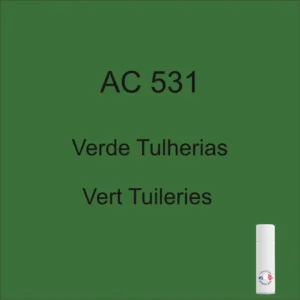 298ml AC 531 Tuileries Green spray paint, 1975