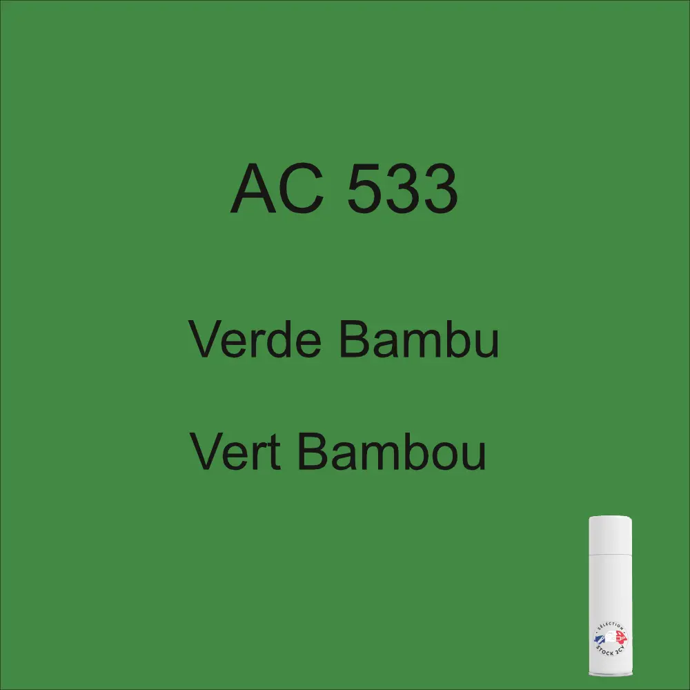 Tinta aerossol 298ml AC 533 Verde Bambu anos 76 - 77 - 78 - 79