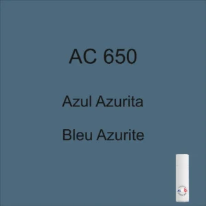 Pintura en aerosol azul azurita AC 650 de 298 ml, década de 1980-1981