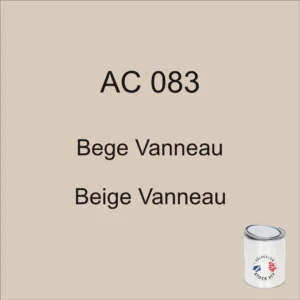 Lata de 1 kg de pintura AC 083 Beige Vanneau, 1975-1976
