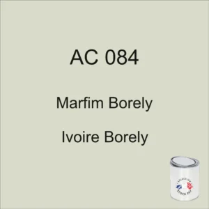 Lata de 1 kg de pintura AC 084 Ivory Borely, circa 1973-1974