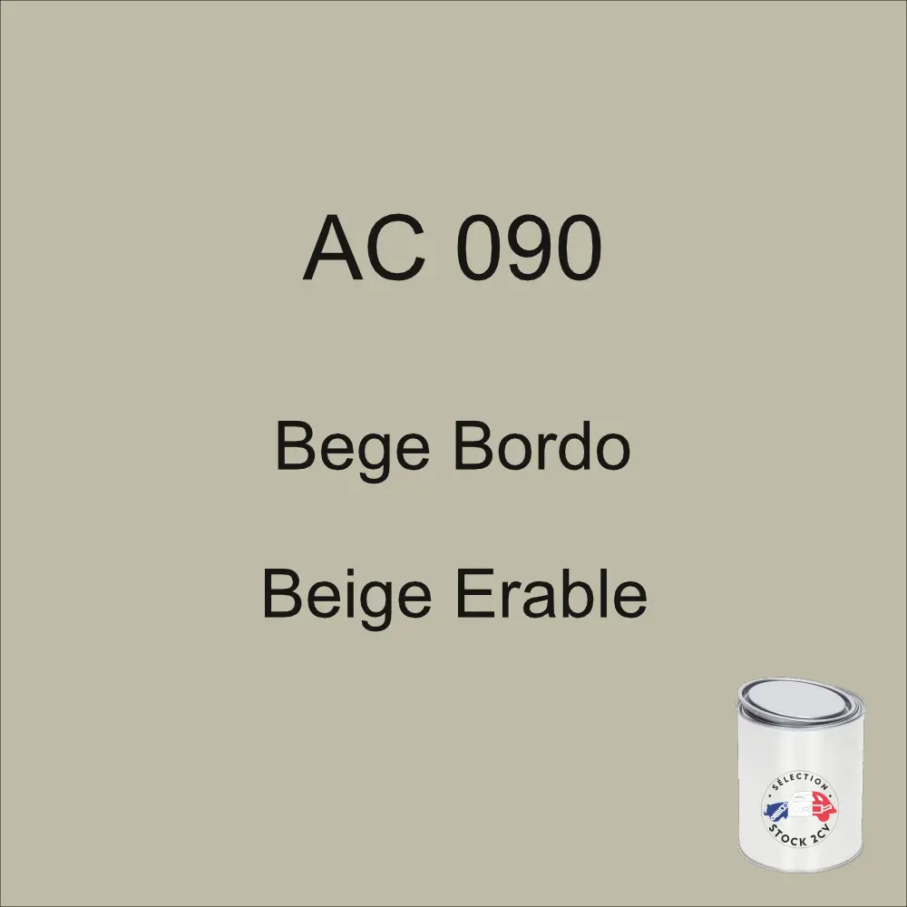 Tinta em lata de 1kg AC 090 Bege Maple ano 71