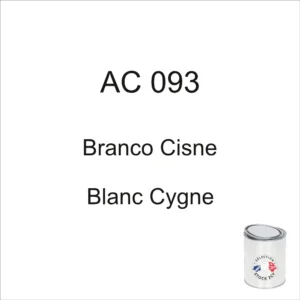 Lata de 1 kg de pintura AC 093 Swan White, estilo años 70