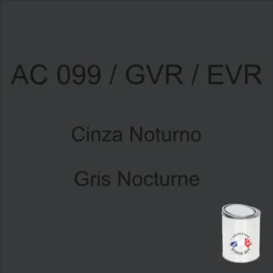 Lata de 1 kg de pintura gris noche AC 099 / GVR / EVR, apta para los años 84-85-86-87-88-89-90