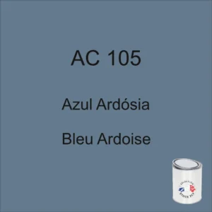 1kg can of AC 105 Slate Blue paint, 1965