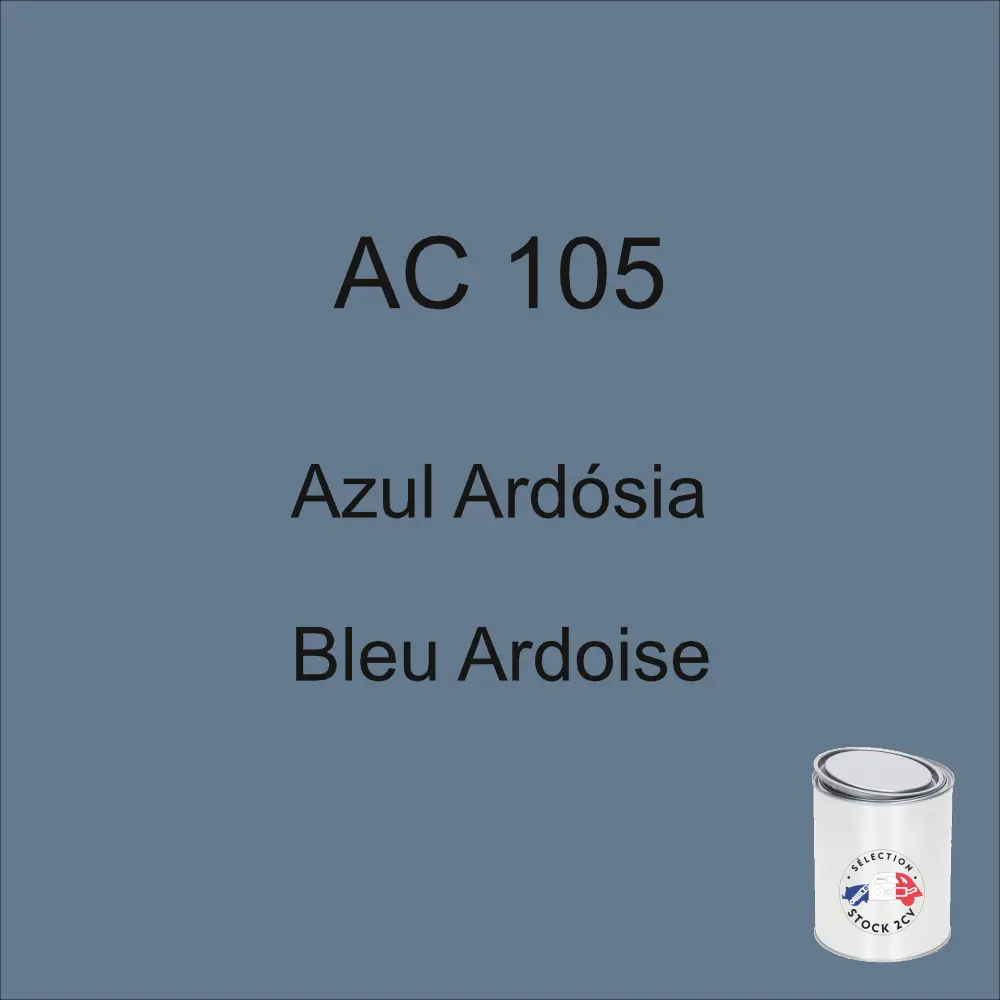Tinta em lata de 1kg AC 105 Azul Ardósia ano 65