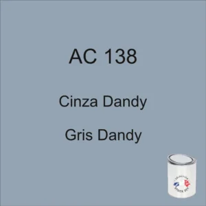 Lata de 1 kg de pintura AC 138 Dandy Grey, circa 1967-1968