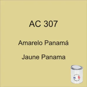 1kg can of AC 307 Panama Yellow paint, 1961-1962