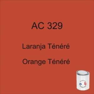Lata de 1 kg de pintura AC 329 Naranja Ténéré, años 74 - 75 - 76 - 84 - 85 - 86 - 87 - 88 - 89 - 90