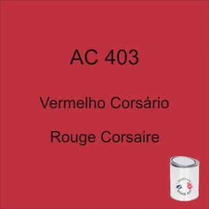 1kg can of AC 403 Corsair Red paint, from the years 1968-1969-1970