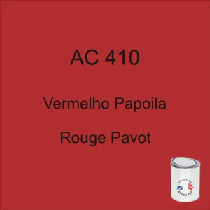 1kg can of AC 410 Poppy Red paint, 1962