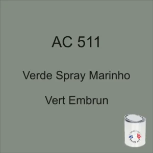 Lata de 1 kg de pintura AC 511 Sea Spray Green, años 61-62-63-64