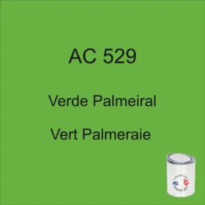 1kg can of AC 529 Palm Grove Green paint, 1974
