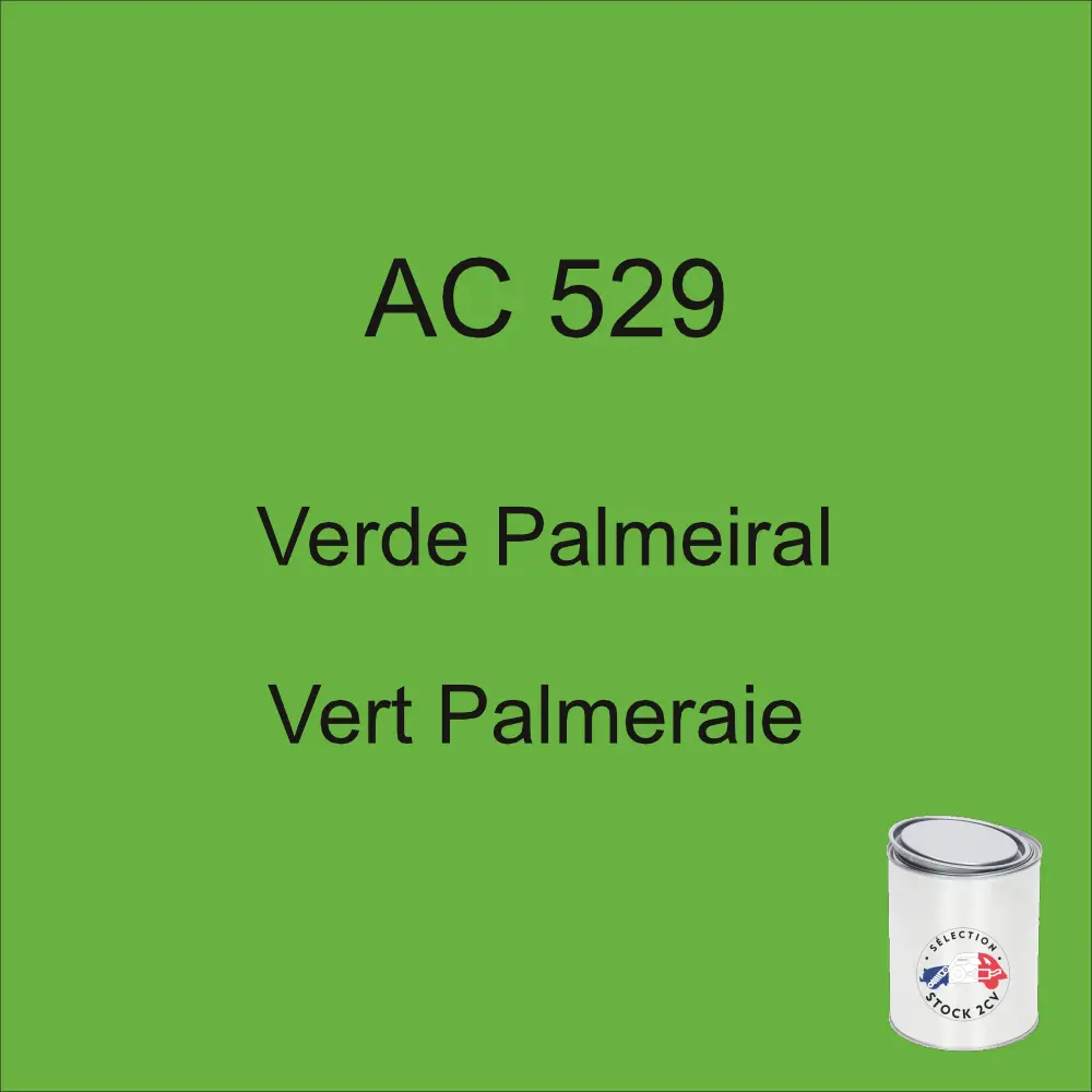 Tinta em lata de 1kg AC 529 Palm Grove Green ano 74
