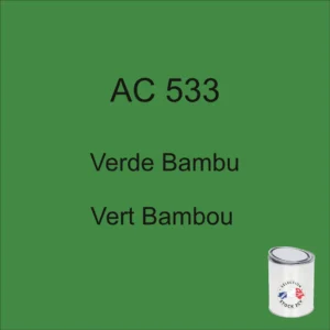 Lata de 1 kg de pintura AC 533 Verde Bambú, años 76-77-78-79