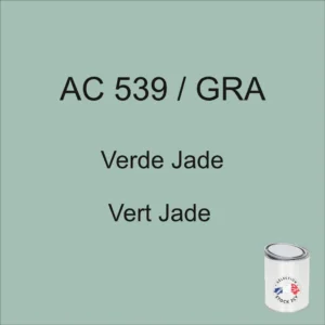 1kg can of AC 539 / GRA Jade Green paint, 1980s - 1981 - 1982 - 1983