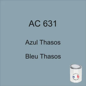 1kg can of AC 631 Thasos Blue paint, 1970s-71