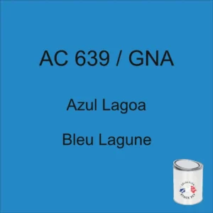 Lata de 1 kg de pintura AC 639 / GNA Azul Laguna, años 74 - 82 - 83