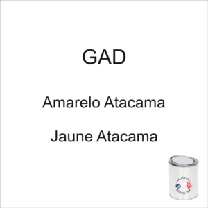Pintura Méhari en latas de 1 kg, Amarillo Atacama GAD, años 80-81-82-83-84-85-86-87
