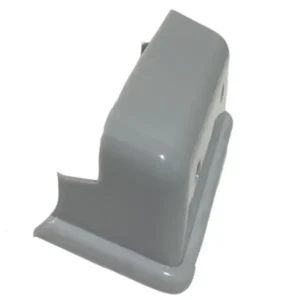 Grey plastic lock cover for 2CV fixed strike plate
