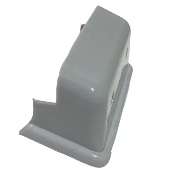 Cache serrure en plastique gris pour gâche fixe 2CV