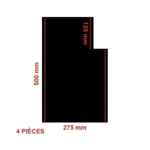 Set of 4 front bench seat backrests, new model