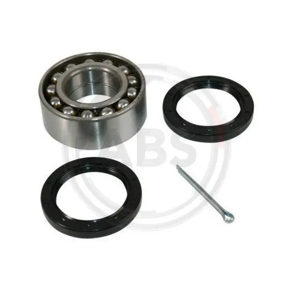 Complete front wheel bearing assembly