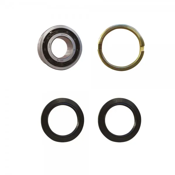 Complete front wheel bearing kit, 74mm diameter, for Mehari, 2CV, and Dyane