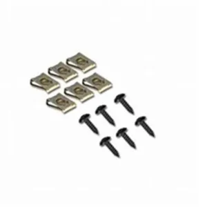 Screws + clips x6 for fixing the dashboard housing of the Mehari