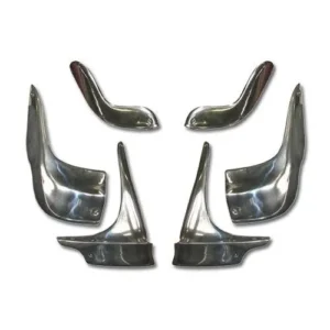 Front and rear aluminum fender liners x6