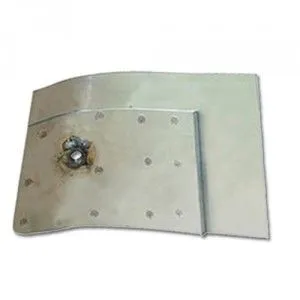 Placa de reforço da guarda-lamas traseira esquerda 2CV
