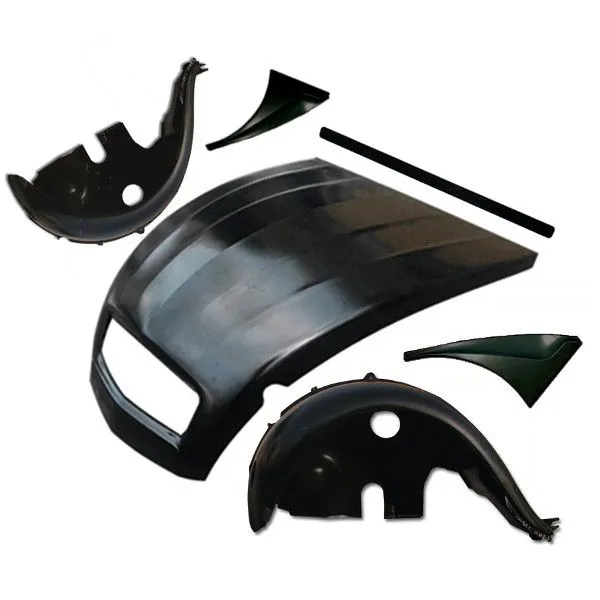 Front bodywork kit for 2CV (6 pieces)