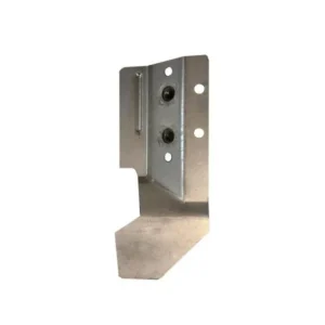 Lower hinge fixing bracket for left door 2CV after 02/70