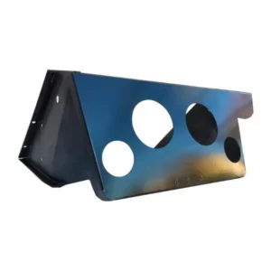 Pre-drilled speedometer bracket with round speedometer slots