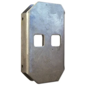Right-hand strike plate support for 2CV