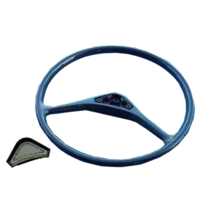 Blue 2CV steering wheel, Quilley style